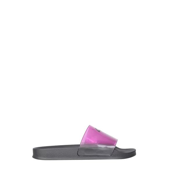 GIUSEPPE ZANOTTI Women's Transparent Strap Slide Sandals Women FUCHSIA